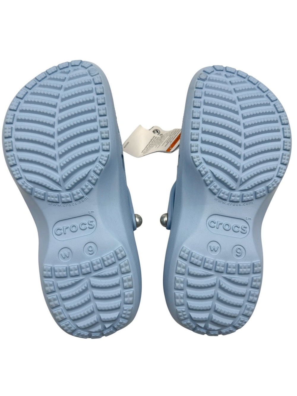 NWT Crocs Classic Platform Pearl Clogs Women’s Size 9 - Picture 12 of 16